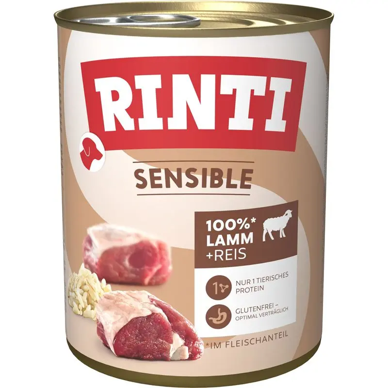 Rinti Sensible Lamm & Reis 800 g