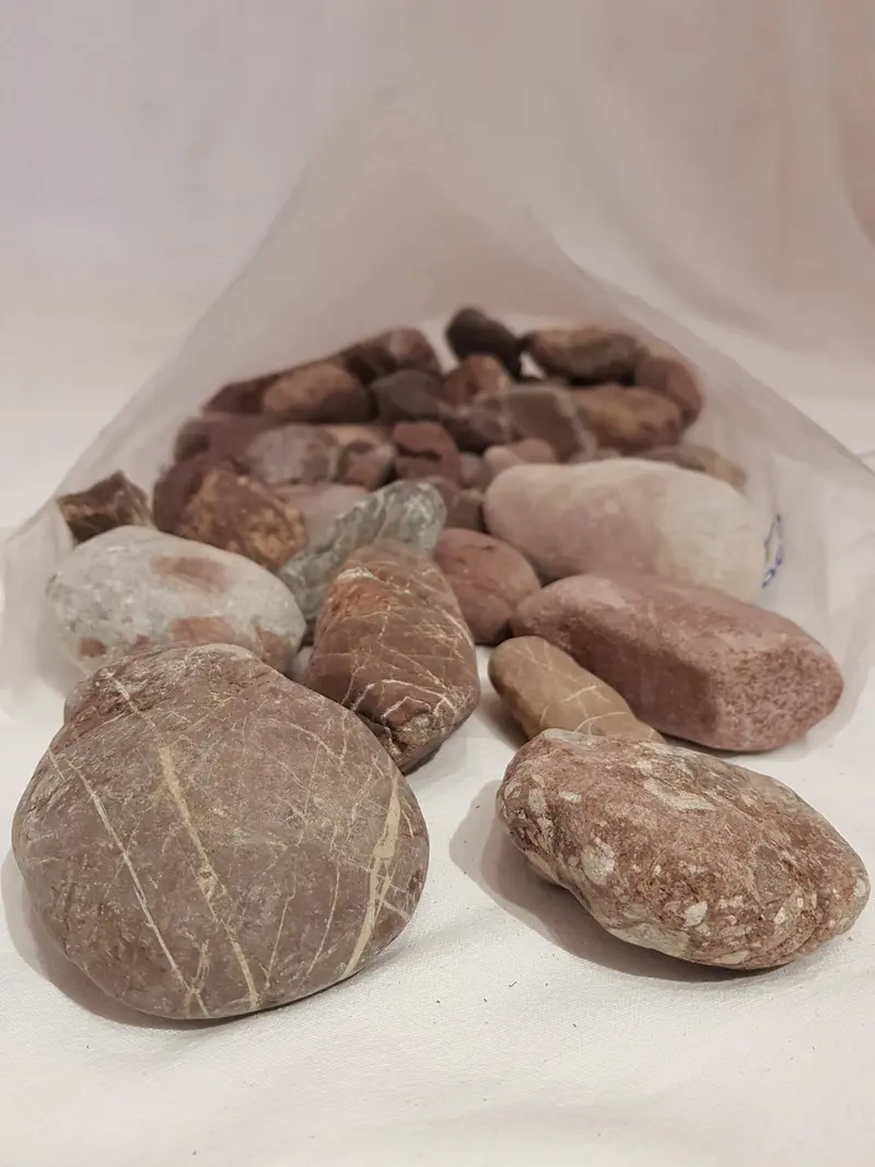 River Red Kiesel Steine 5kg Sack - Welse, Garnelen, Barsche Aquarium, Deko TOP