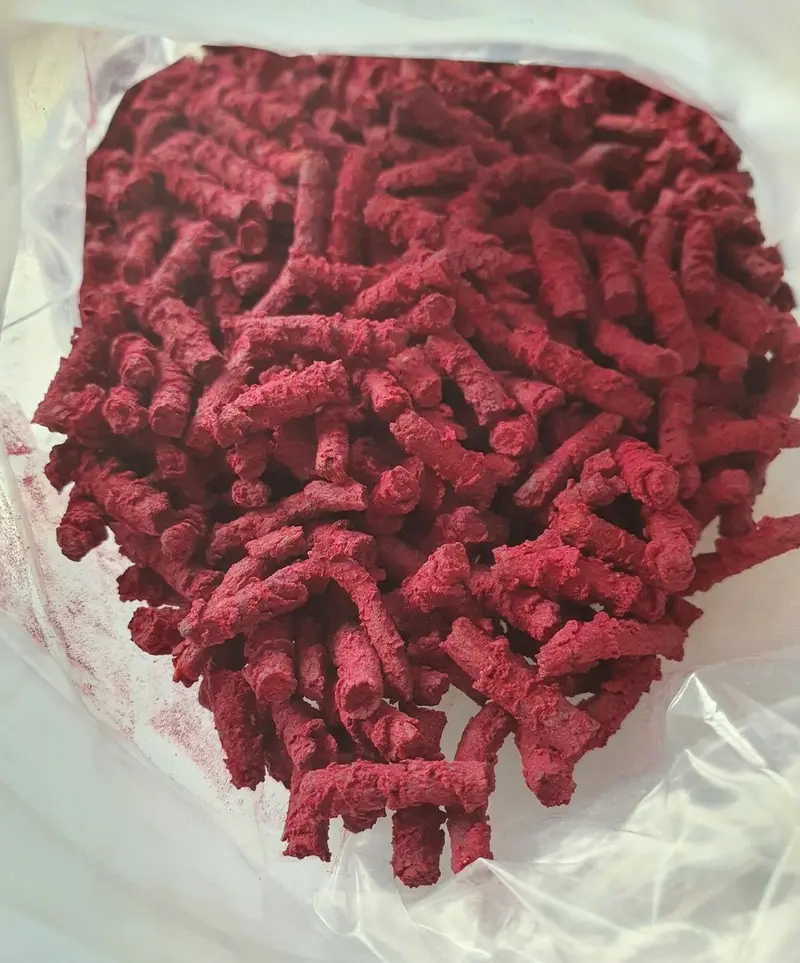 Rote-Beete Futter Sticks 100g - Futtersticks Garnelen + Krebse Aquarium
