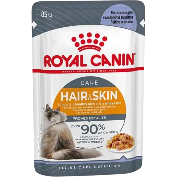 ROYAL CANIN Frischebeutel Hair & Skin in Gelee 1020 g