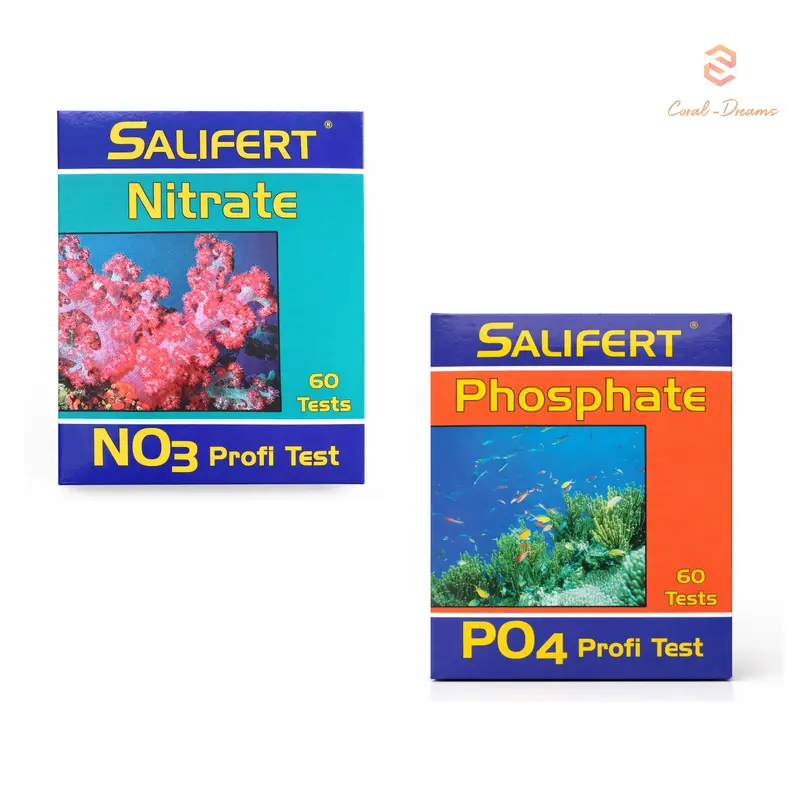 Salifert  Spar-Set Phosphat PO4 + Nitrate NO3 Profi Test - 60 Tests