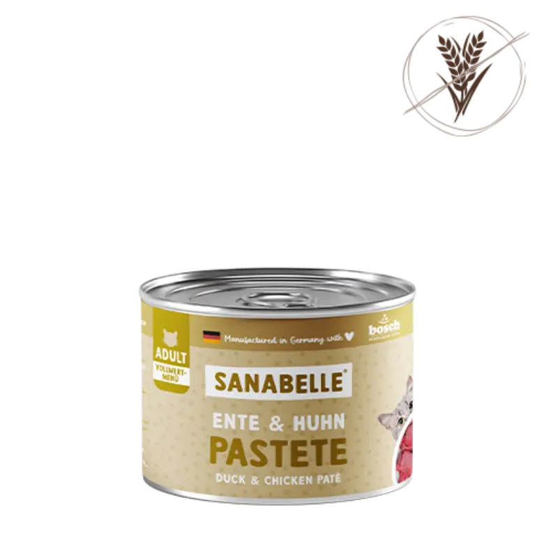 Sanabelle Nassfutter mit Ente & Huhn 195 g