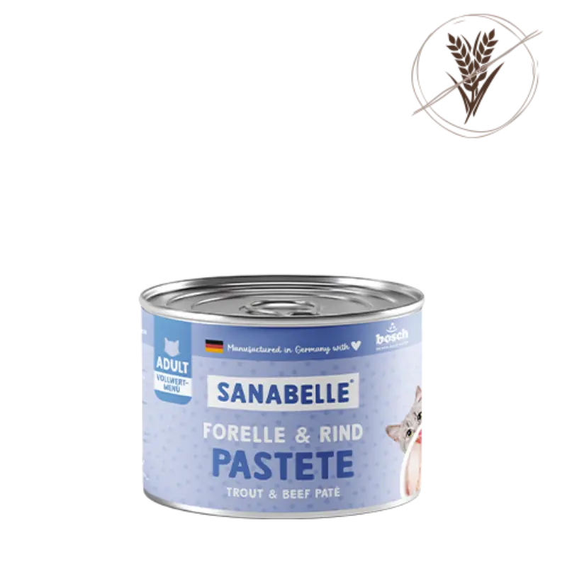 Sanabelle Nassfutter mit Forelle & Rind 195 g