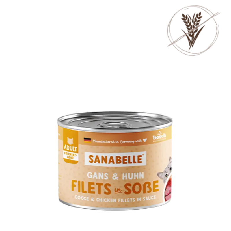 Sanabelle Nassfutter mit Gans & Huhn 180 g