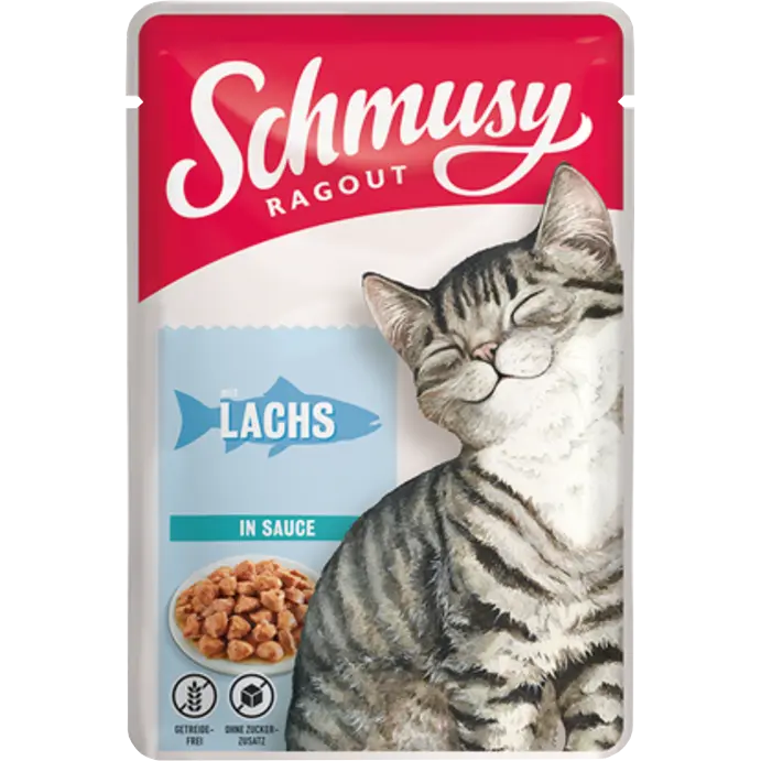 Schmusy Ragout in Sauce mit Lachs 100 g
