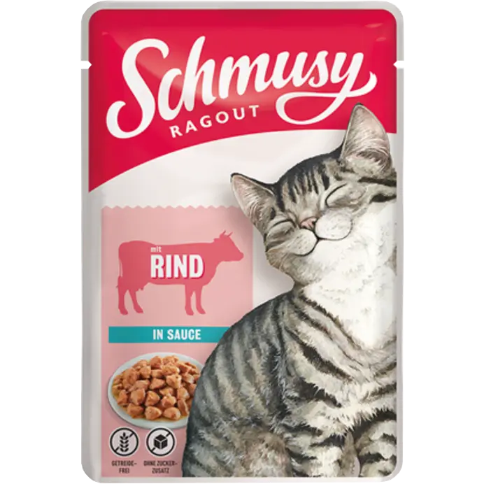 Schmusy Ragout in Sauce mit Rind 100 g