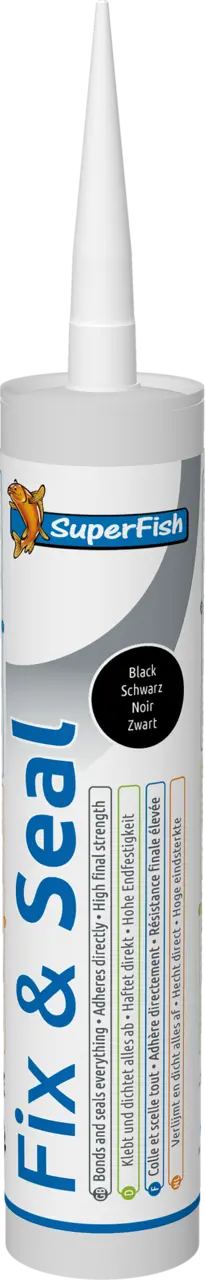 Schwarzer Dichtungskleber Fix & Seal Black