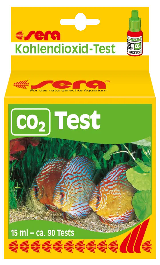 Sera CO2 Test Kohlendioxid-Test 15ml ca. 90 Tests Wassertest Aquarium MHD 08/24