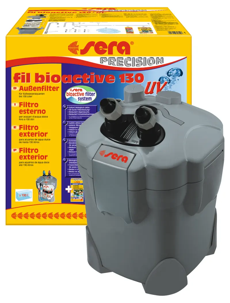 Sera fil bioactive 130 + UV Aussenfilter Außenfilter Filter für 130L Aquarium