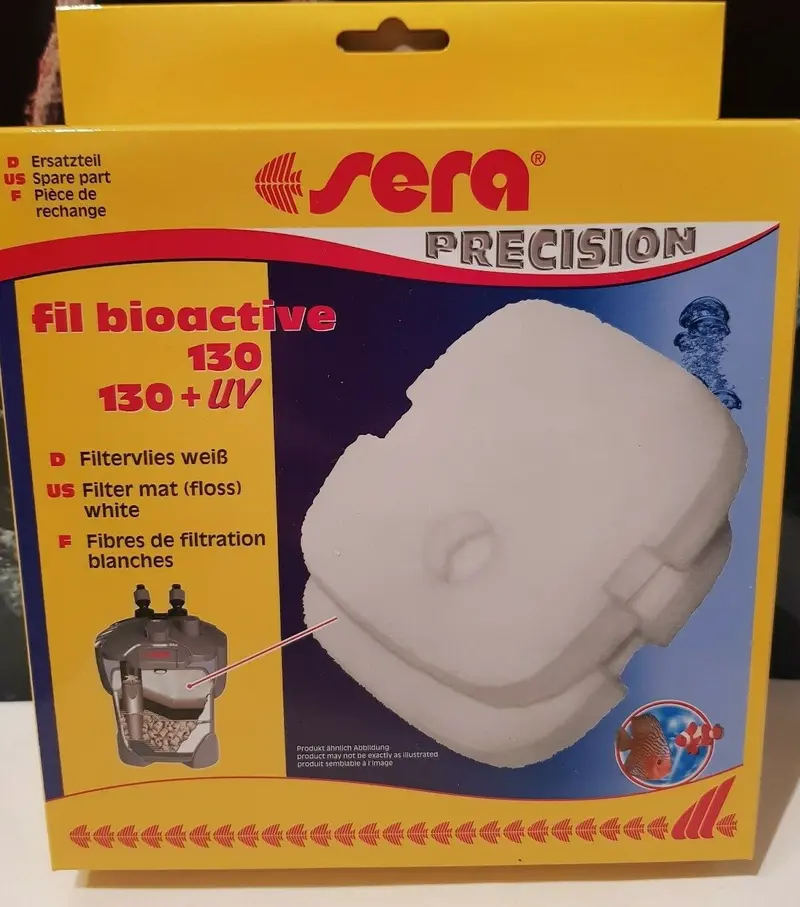 Sera Filtervlies weiß 2er-Pack - für fil bioactive 130 + 130+UV
