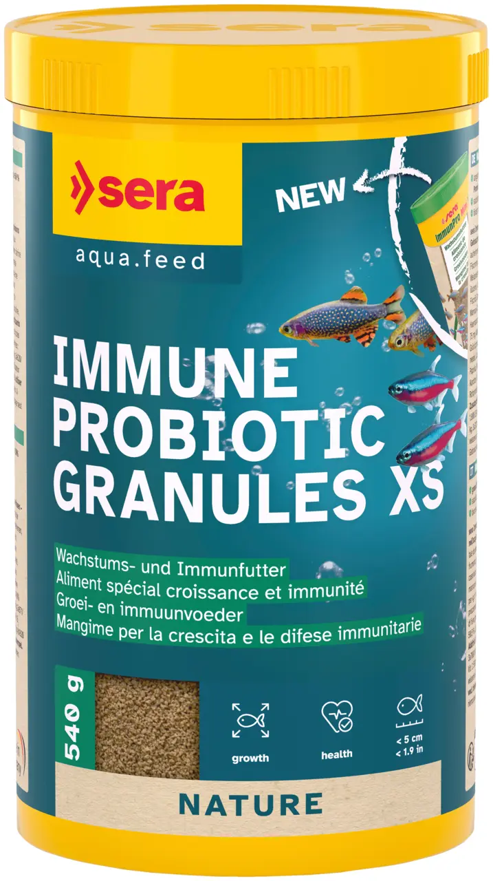Sera Immune Probiotic Granules XS 1000ml Wachstums- + Immunfutter bis 5cm Fische