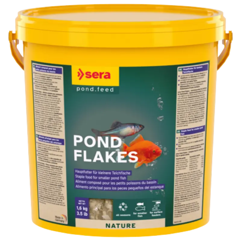 sera pond Flakes Nature 10 Liter