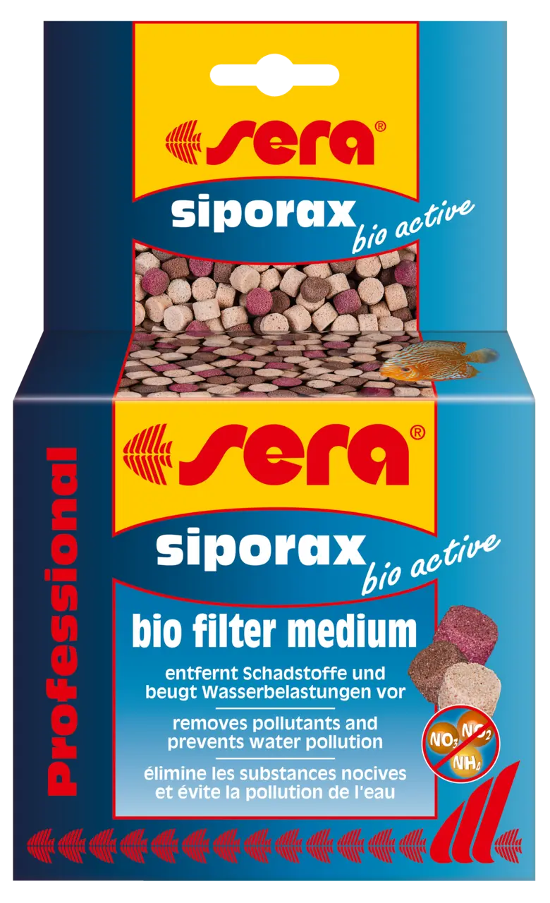 Sera siporax bio active bio Filtermedium 210g Filtermaterial HMF Mattenfilter