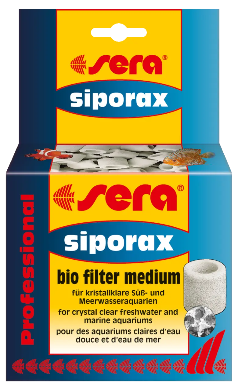 Sera siporax bio Filtermedium 500ml Filtermaterial HMF Hamburger Mattenfilter