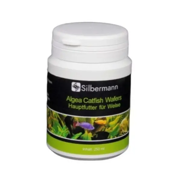 Silbermann Algae Catfish Wafers 250ml Futter Welse Chips Fische Tabs Futter
