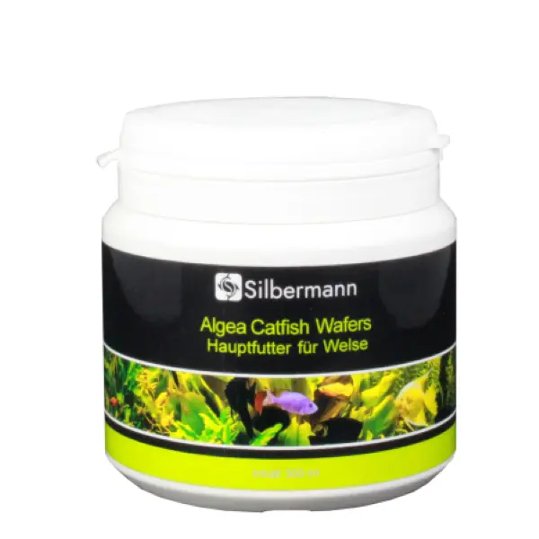 Silbermann Algae Catfish Wafers 500ml Futter Welse Chips Fische Tabs Futter