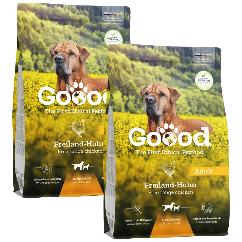 Sparpaket Goood Adult Freilandhuhn 2 x 10 kg