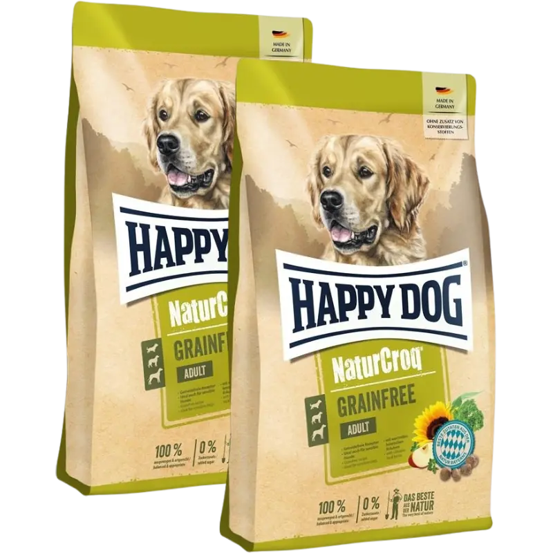 Sparpaket Happy Dog NaturCroq Grainfree 2 x 4 kg