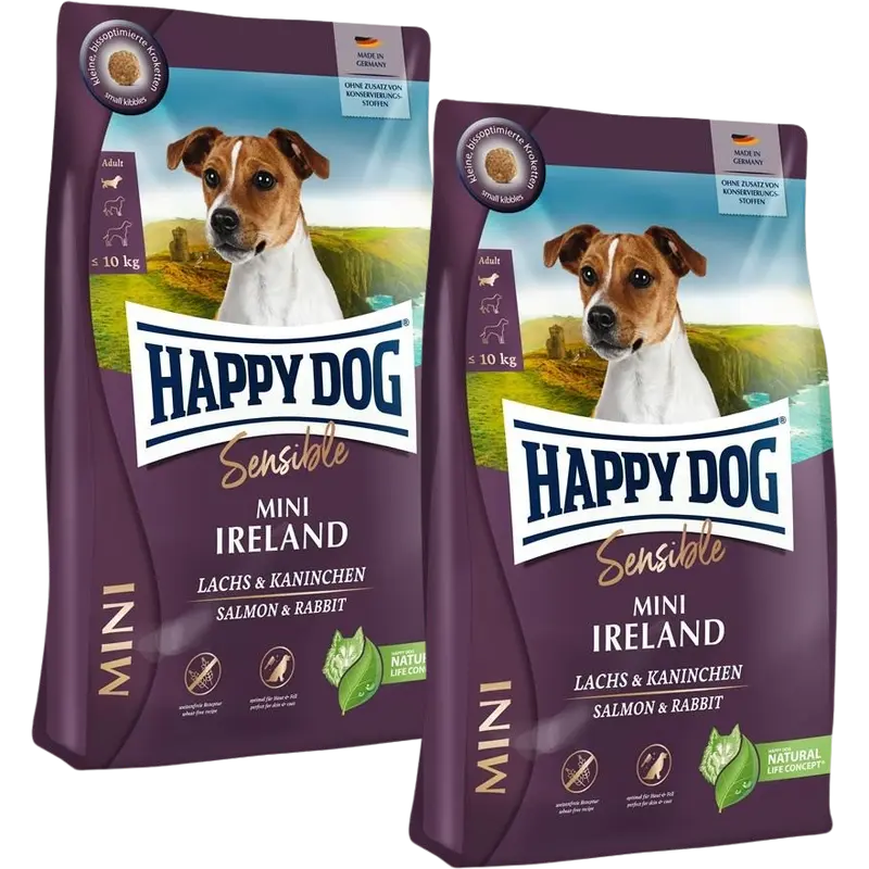 Sparpaket Happy Dog Sensible Mini Ireland 2 x 4 kg
