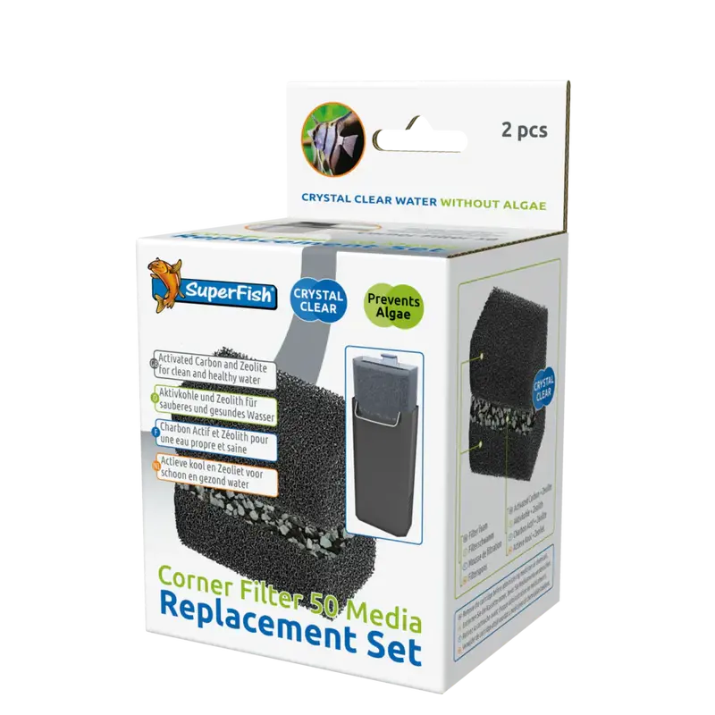 Superfish Corner Filter Media Replacement Set 50/100