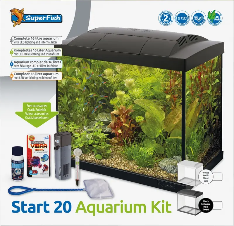 SuperFish Start 20 Aquarium Kit – 16 Liter