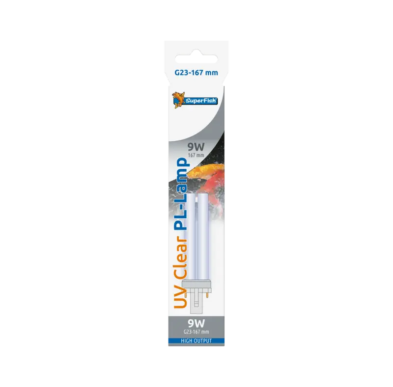 SuperFish UV PL Ersatzlampe 9 W G23 – 167 mm