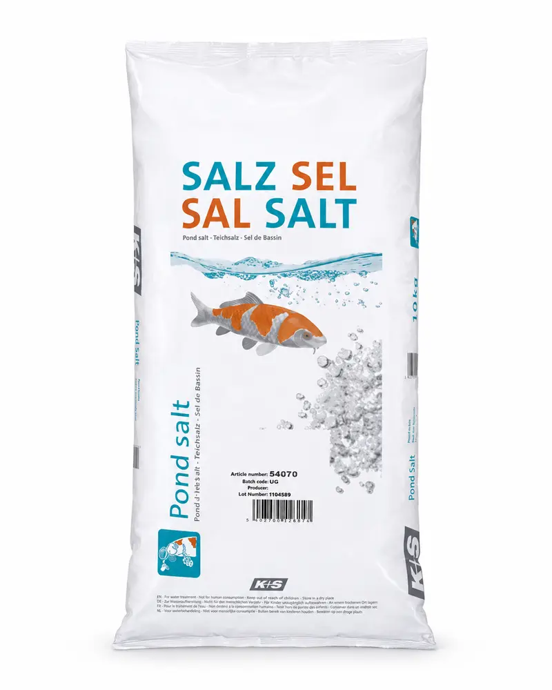 Teich Salz für Koi- & Gartenteiche