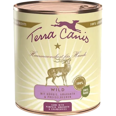 Terra Canis Menü Classic Wild mit Kürbis, Preiselbeeren & Amaranth 800 g