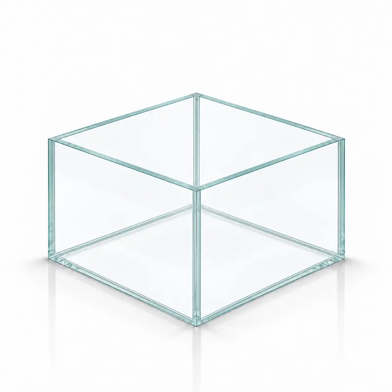 Terra-Natur Aquarium 20x20x15cm / 6 Liter transparent