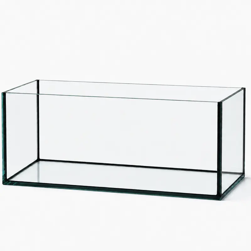 Terra-Natur Aquarium 30x15x15cm / 6,7 Liter schwarz