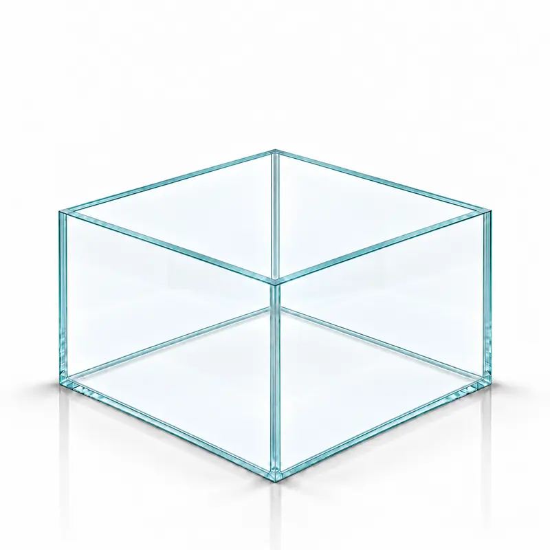 Terra-Natur Aquarium 30x30x20cm Quader 18 Liter transparent -Shallow Tank