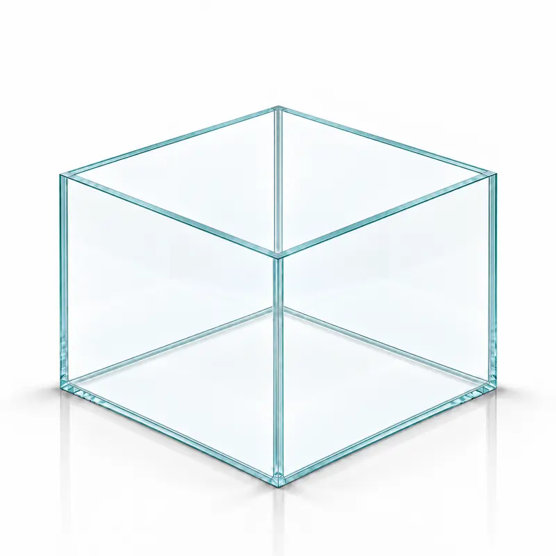 Terra-Natur Aquarium 30x30x25cm Quader 22,5 Liter transparent -Shallow Tank