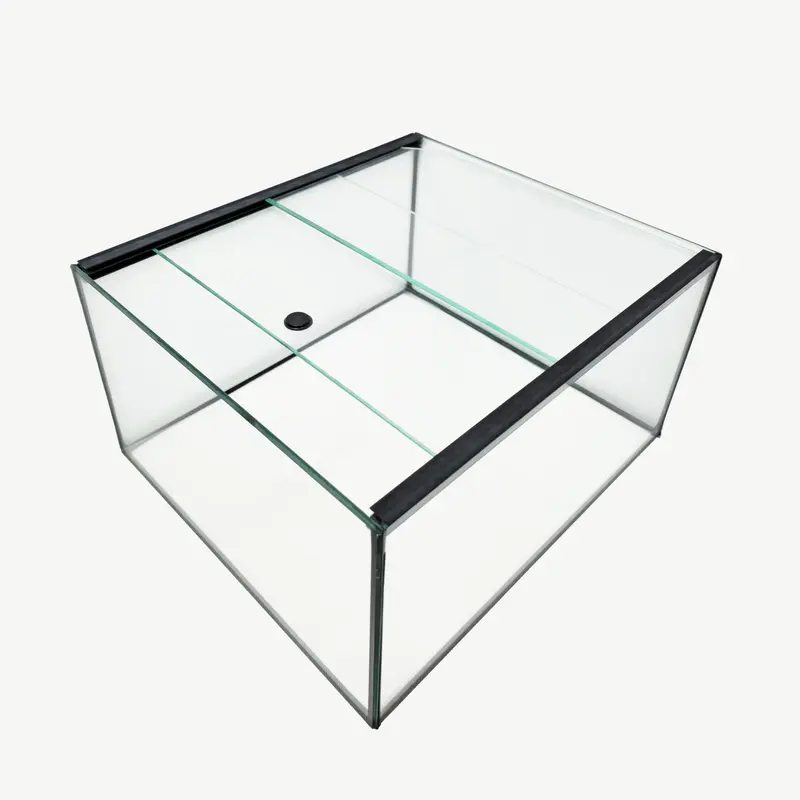 Terra-Natur Aquarium 33x38x20cm für Kallax Regal 25 Liter schwarz