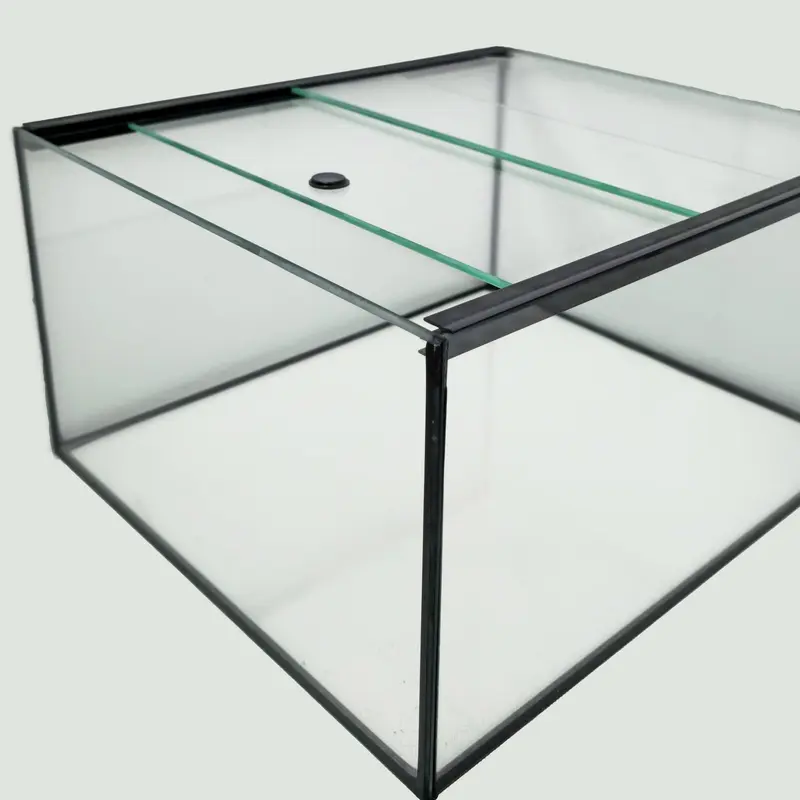 Terra-Natur Aquarium 33x38x22cm für Kallax Regal 27,5 Liter schwarz