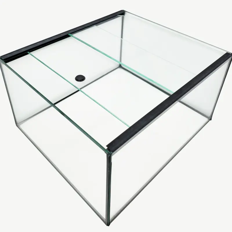 Terra-Natur Aquarium 33x38x25cm für Kallax Regal 31,3 Liter schwarz