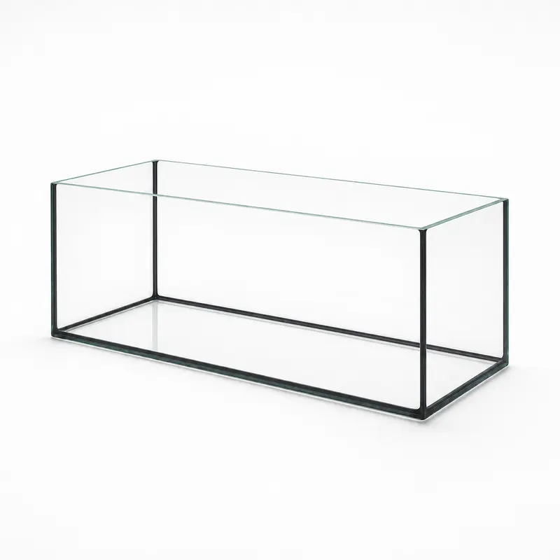 Terra-Natur Aquarium 35x15x15cm / 7,8 Liter schwarz