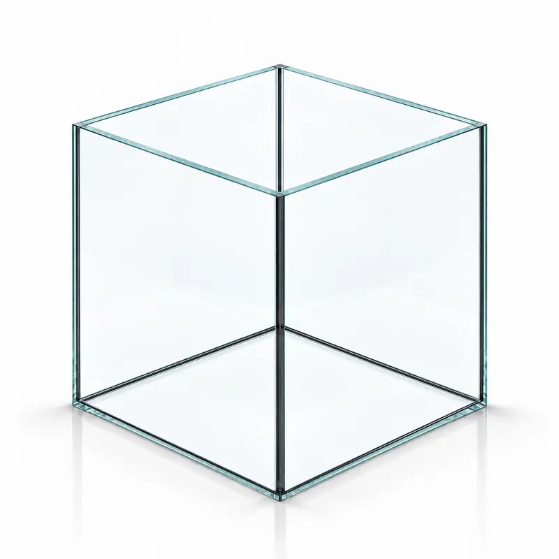 Terra-Natur Aquarium 35x35x35cm Cube 42 Liter schwarz
