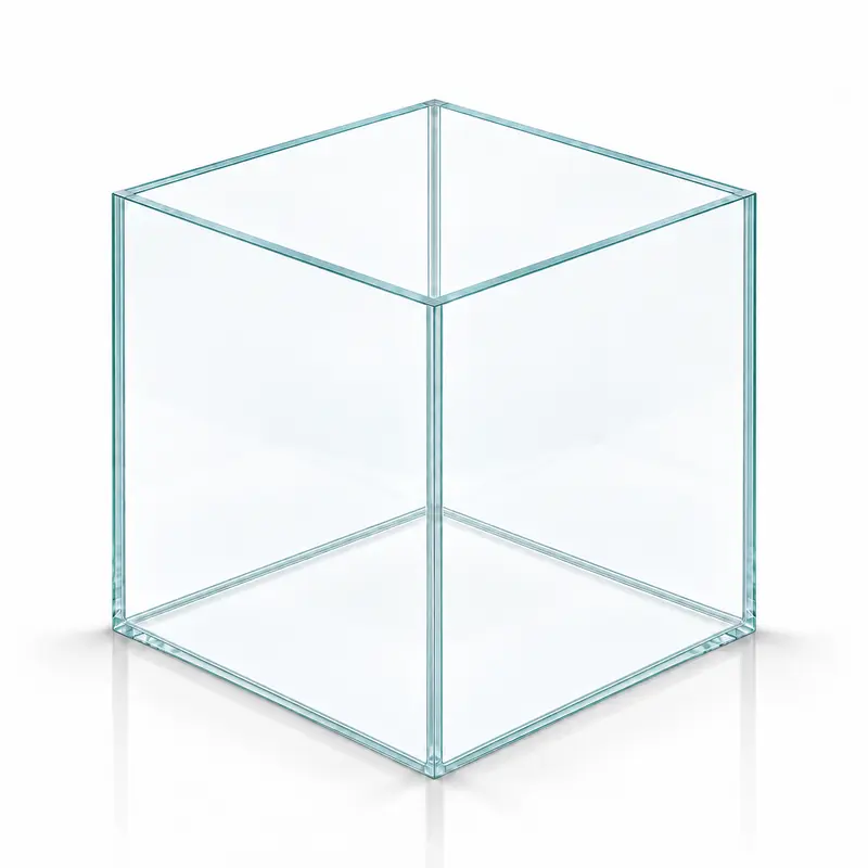 Terra-Natur Aquarium 35x35x35cm Cube 42 Liter transparent