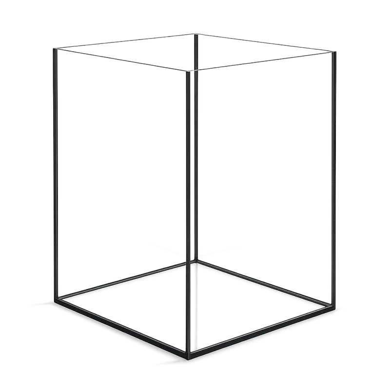 Terra-Natur Aquarium 35x35x45cm Cube 55 Liter schwarz