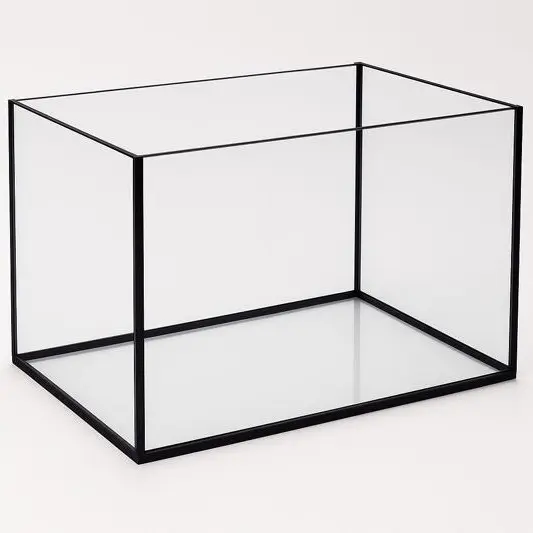 Terra-Natur Aquarium 40x30x25cm / 30 Liter schwarz
