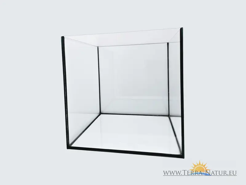 Terra-Natur Aquarium 41x38x35cm Cube für Kallax Regal 54,5 Liter schwarz