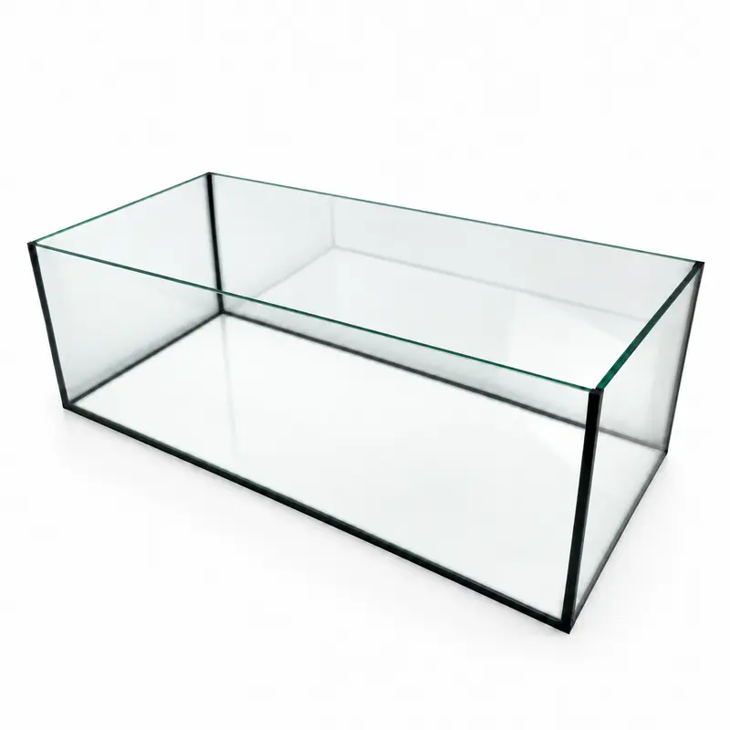 Terra-Natur Aquarium 50x30x25cm / 37,5 Liter schwarz
