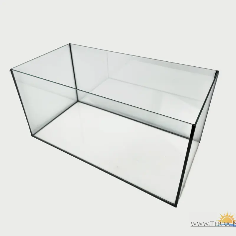 Terra-Natur Aquarium 50x30x30cm / 45 Liter schwarz