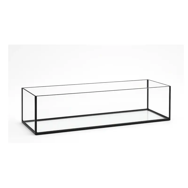 Terra-Natur Aquarium 60x20x20cm / 24 Liter schwarz