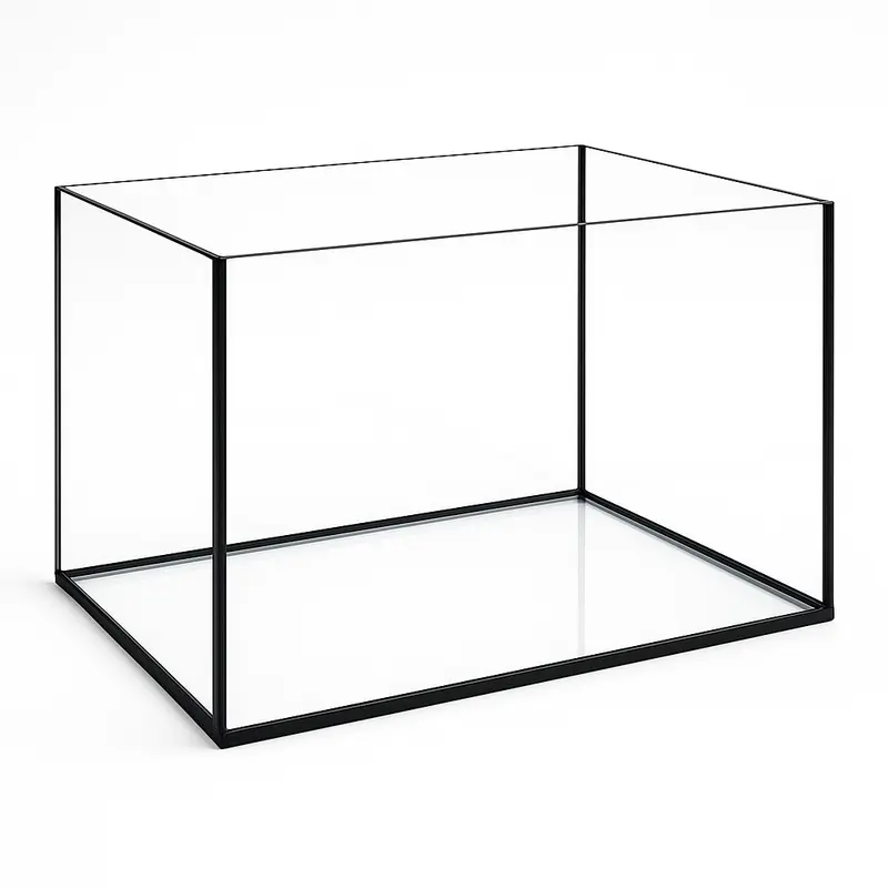 Terra-Natur Aquarium 60x30x35cm / 63 Liter schwarz