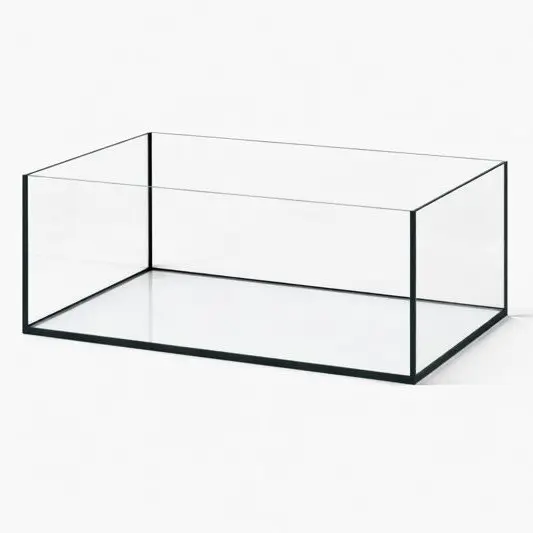 Terra-Natur Aquarium 60x50x30cm / 90 Liter schwarz