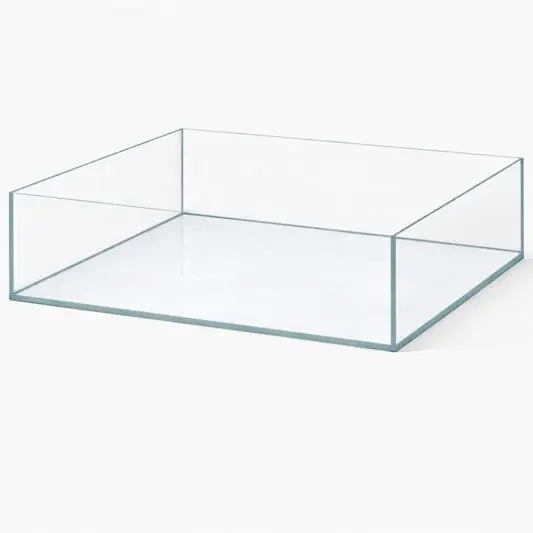 Terra-Natur Aquarium 60x60x25cm Quader 90 Liter transparent -Shallow Tank