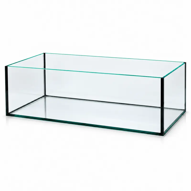 Terra-Natur Aquarium 68x38x22cm für Kallax Regal 56,8 Liter schwarz