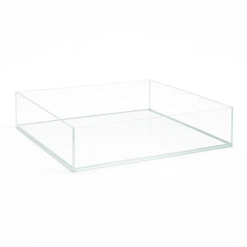 Terra-Natur Aquarium 70x70x25cm Quader 122,5 Liter transparent -Shallow Tank