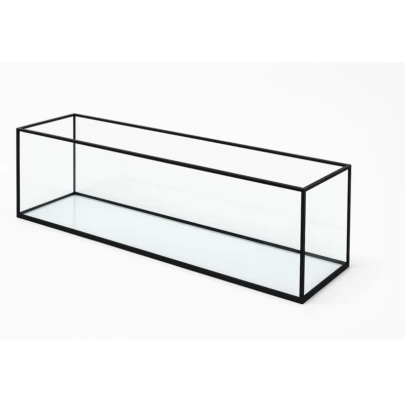 Terra-Natur Aquarium 80x20x20cm / 32 Liter schwarz